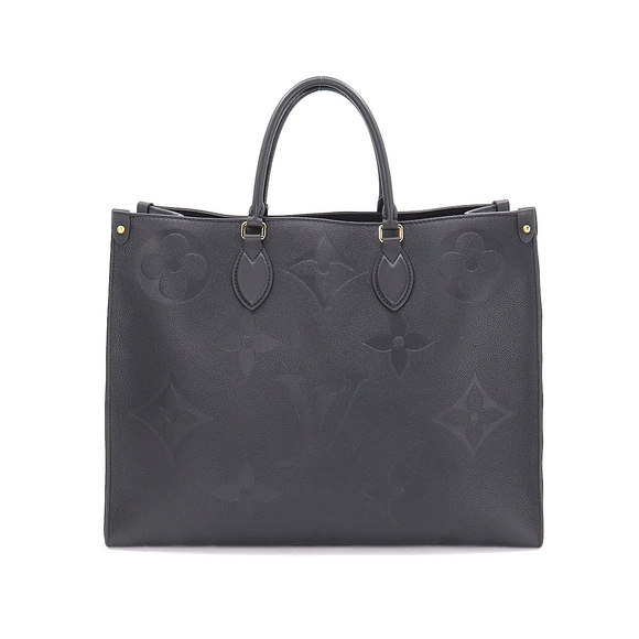 Louis Vuitton Monogram Implant Onthego GM 2 Way Tote Shoulder Bag Noir - Picture 2 of 9